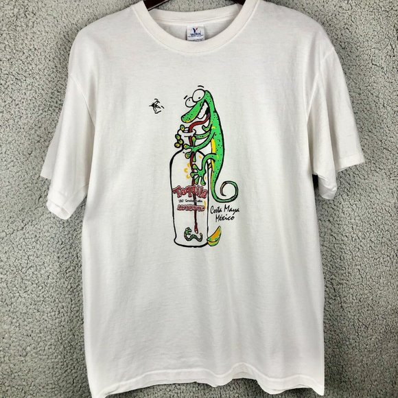 Yazbek Other - Vintage 1990's Tequila Graphic T-Shirt Costa Maya Mexico Size Large Yazbek Tag